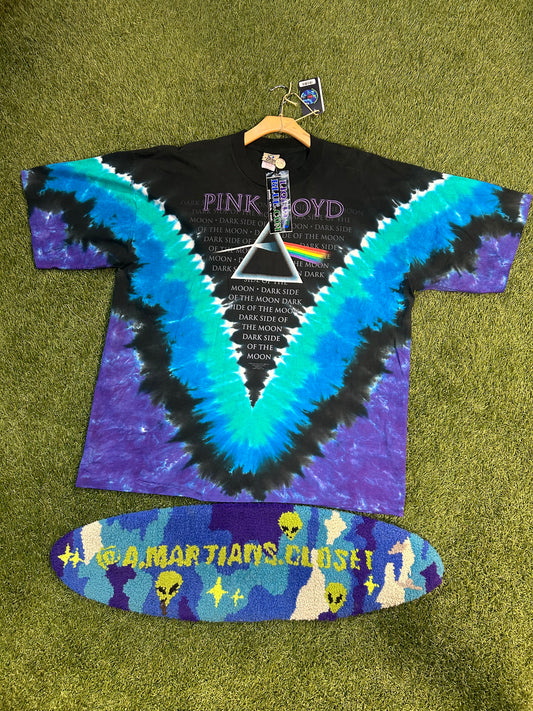 2004 Pink Floyd Dark Side Of The Moon Liquid Blue Tee Brand New W/Tags
