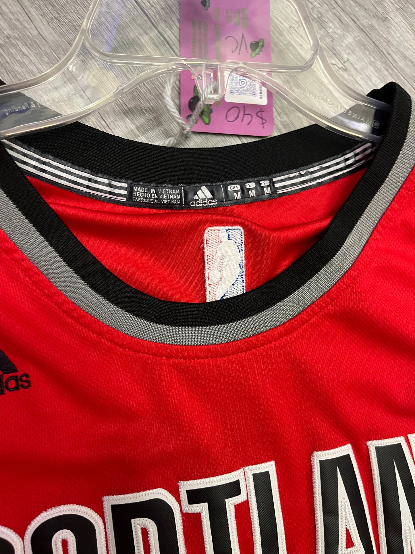 Retro Style Portland Trailblazers Damian Lillard basketball Jersey