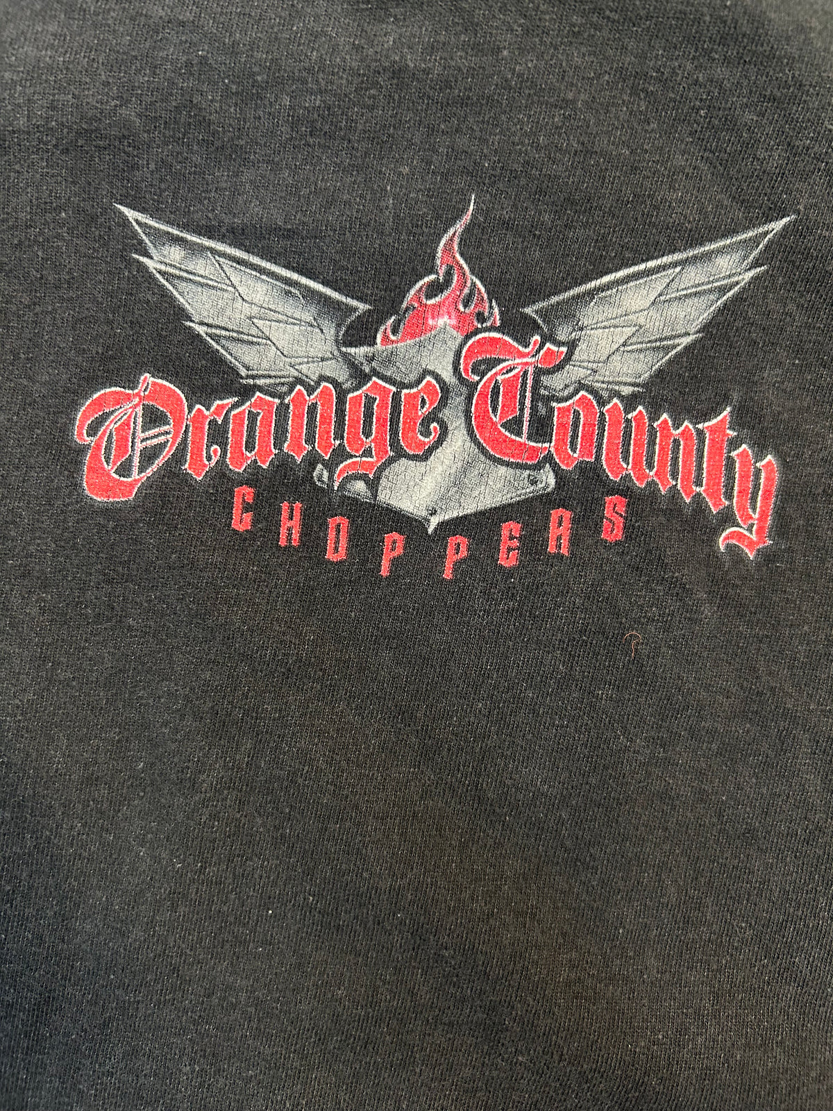 Y2K Orange County Choppers Small Motor With Wings Tee