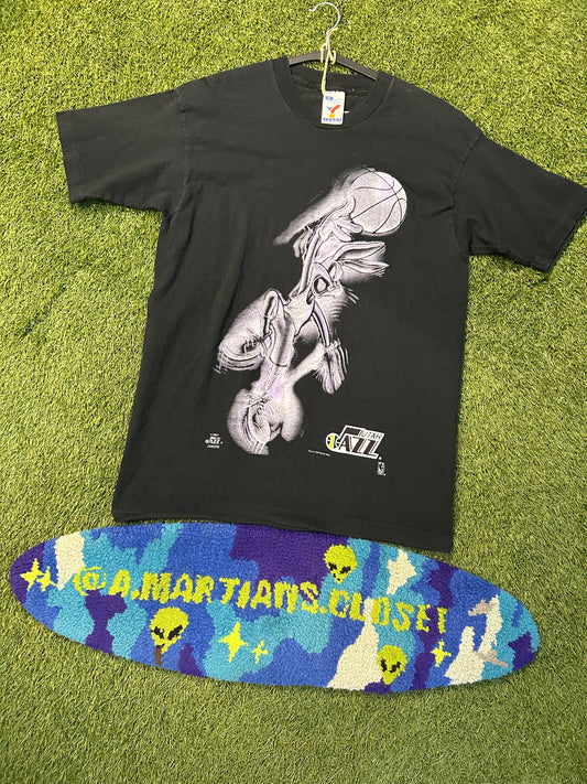 Vintage 1994 Bugs Bunny X Utah Jazz NBA Team Tee