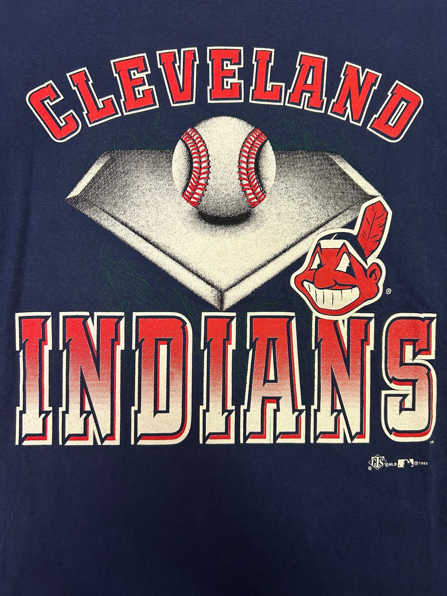 Vintage 1995 Cleveland Indians Baseball Tee