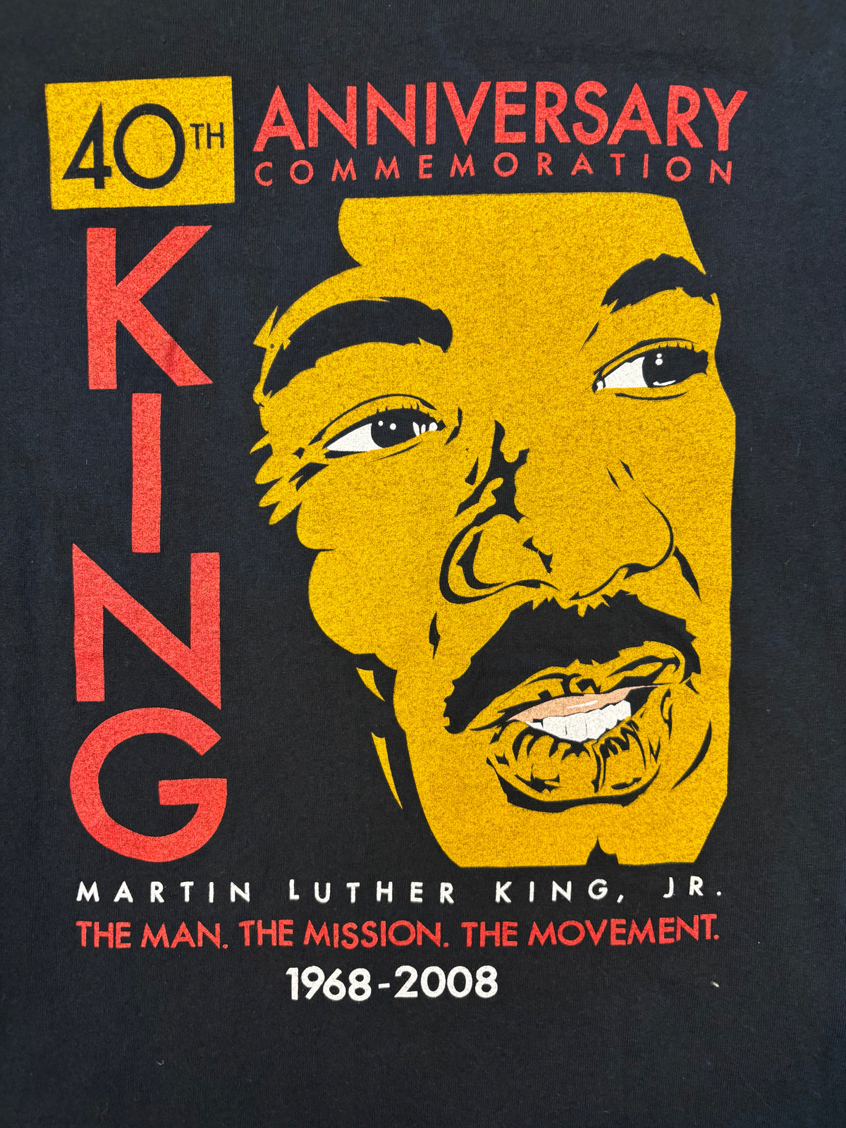 2008 40th Anniversary Martin Luther King Jr Tee