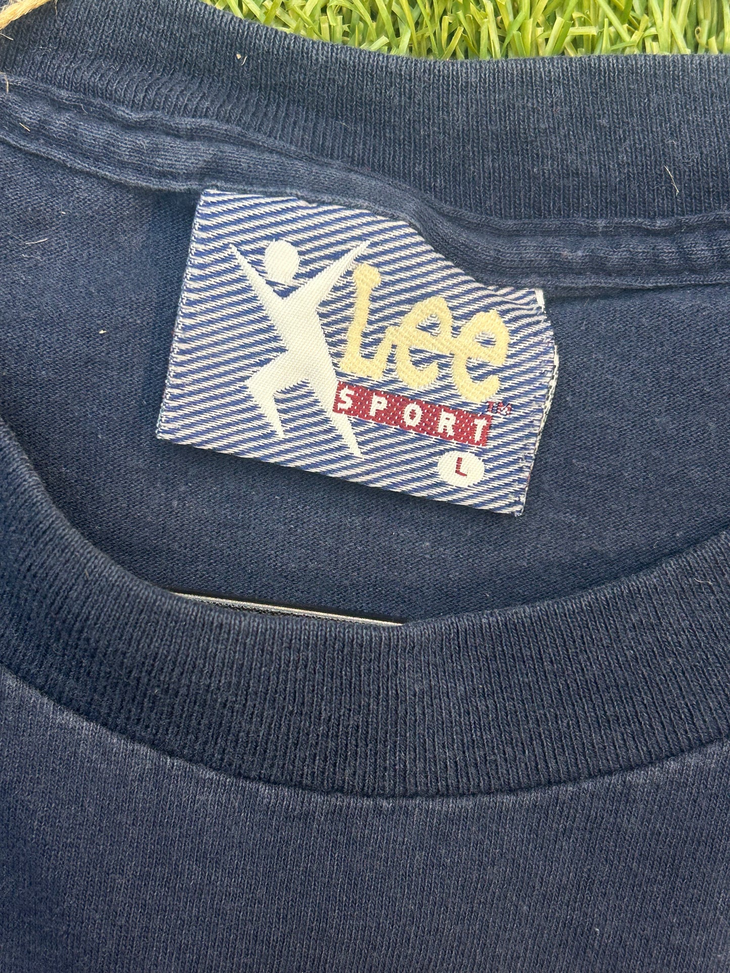 Vintage Lee Sports Cleveland Indians Embroidered Tee