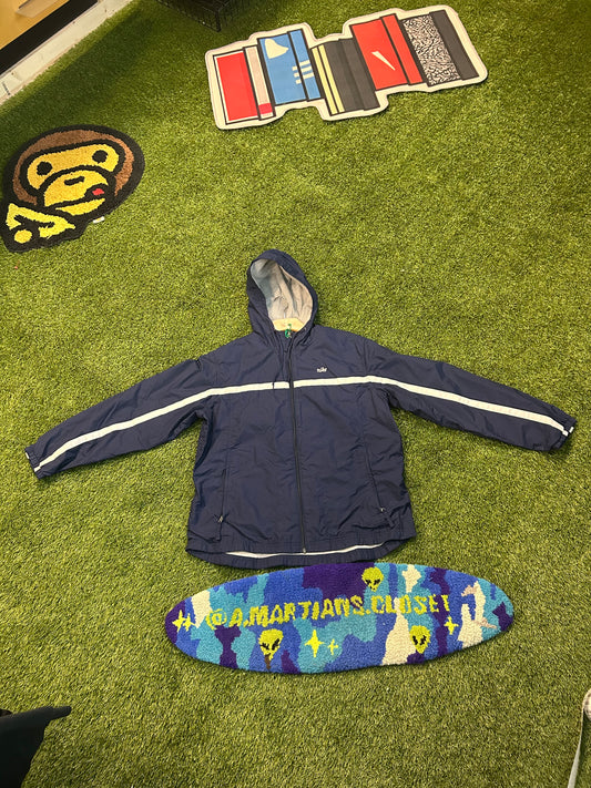 Y2K Nike One Stripe Across Track Jacket W/Hood