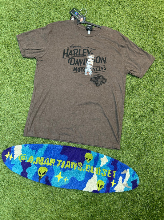 New Age Harley Davidson Olathe Kansas Bone Face Back Hit Tee