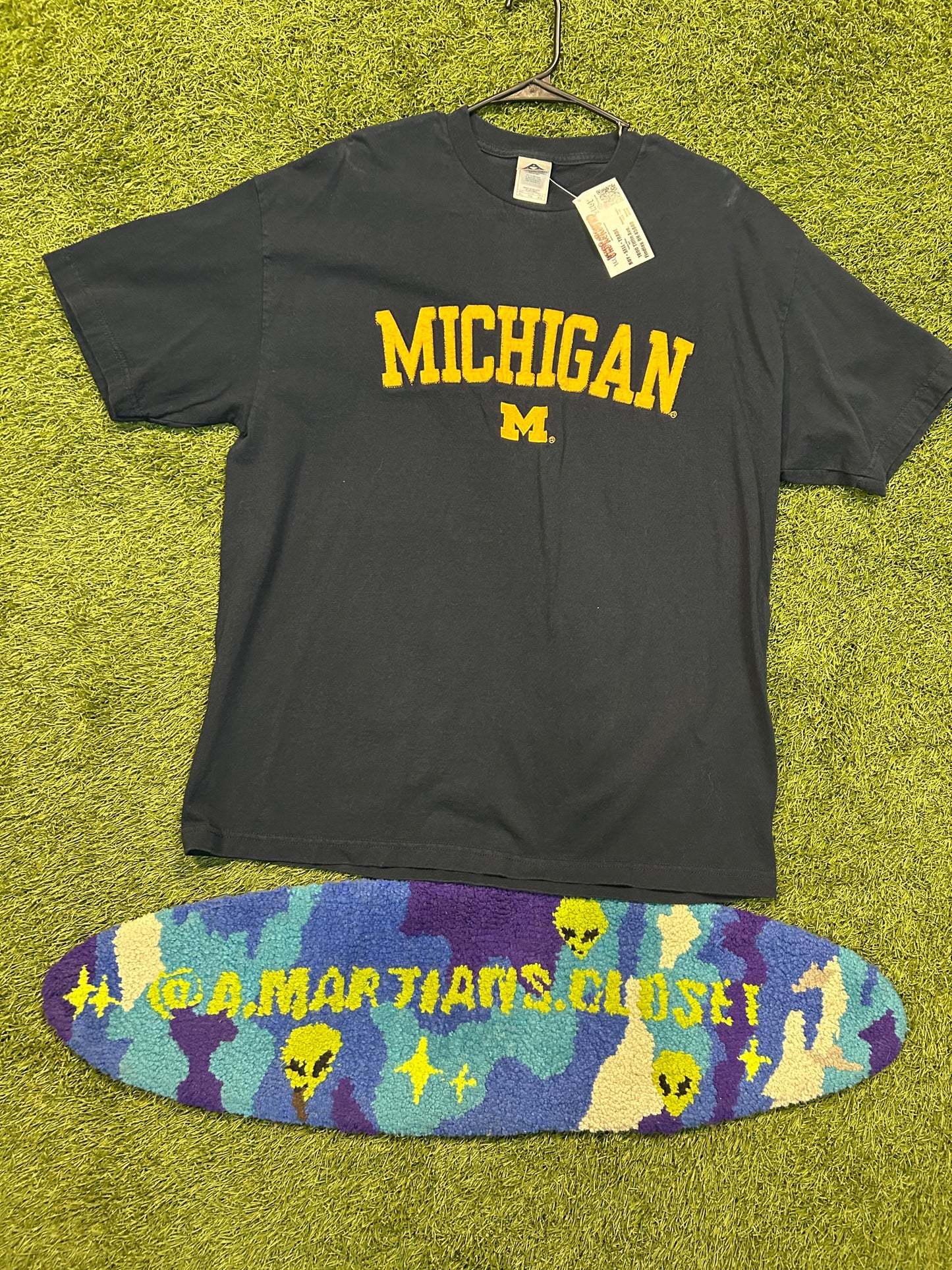 Vintage Embroidered Michigan Big Logo Tee
