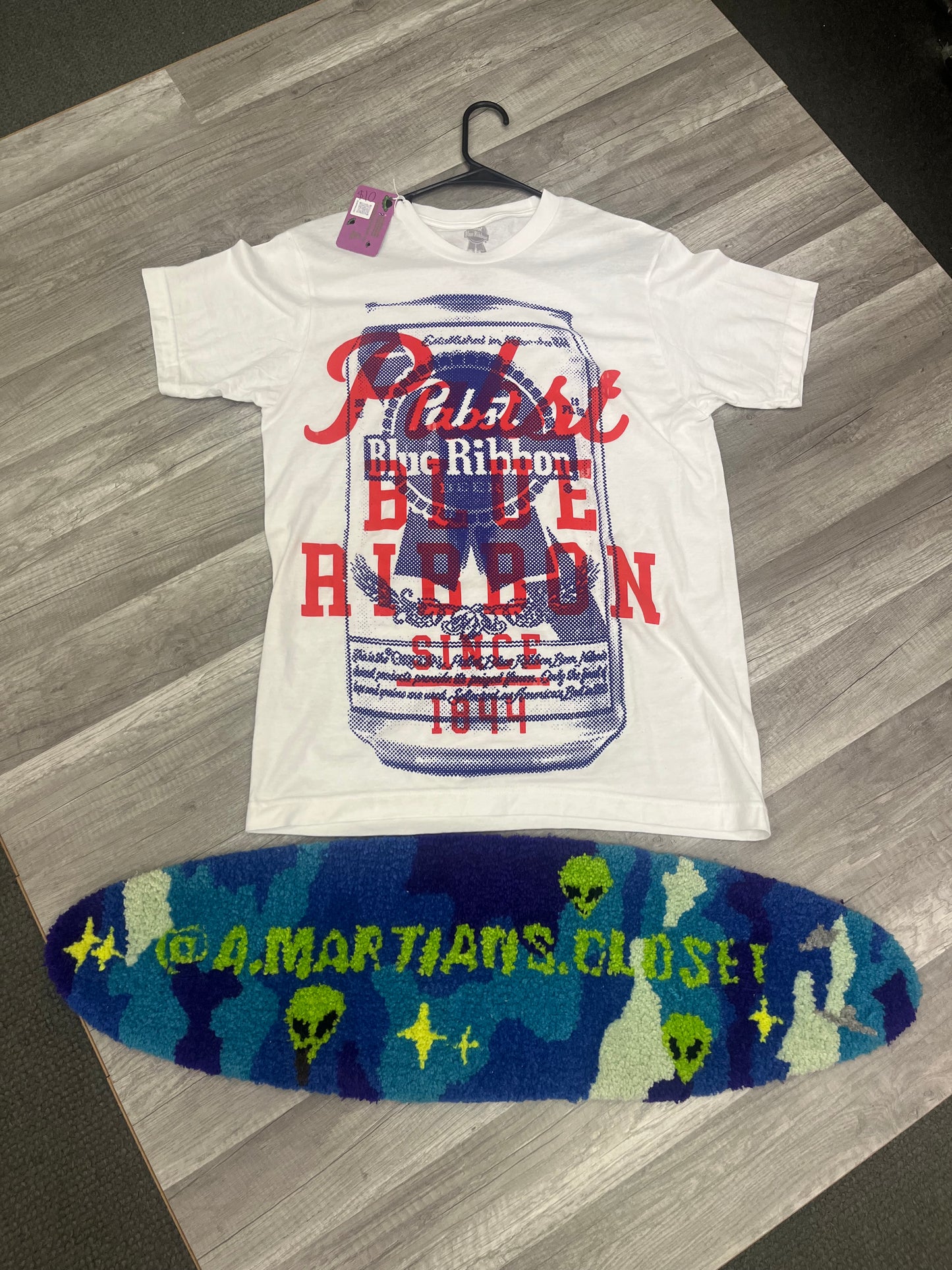 Retro Style Pabst Blue Ribbon Tee