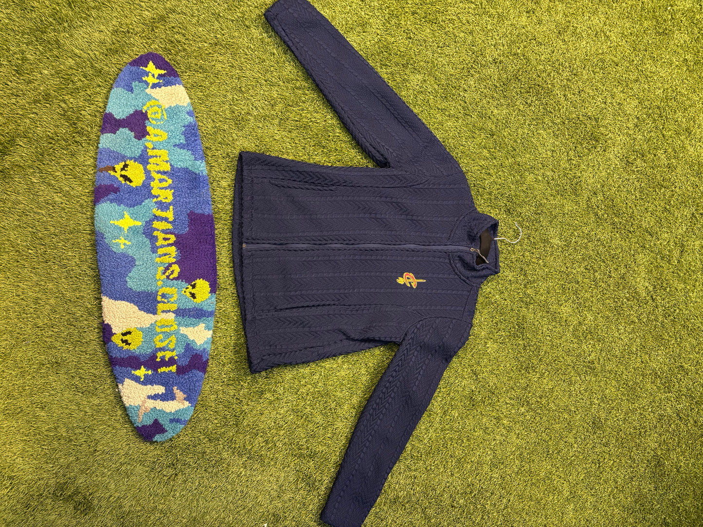 Womans Navy Blue Knitted Cleveland Cavaliers Jacket Size Small