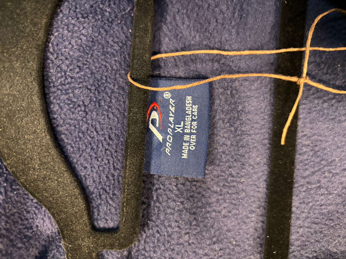 Navy Blue and Black Proplayer Toledo Rockets Fleece Jacket Size XL