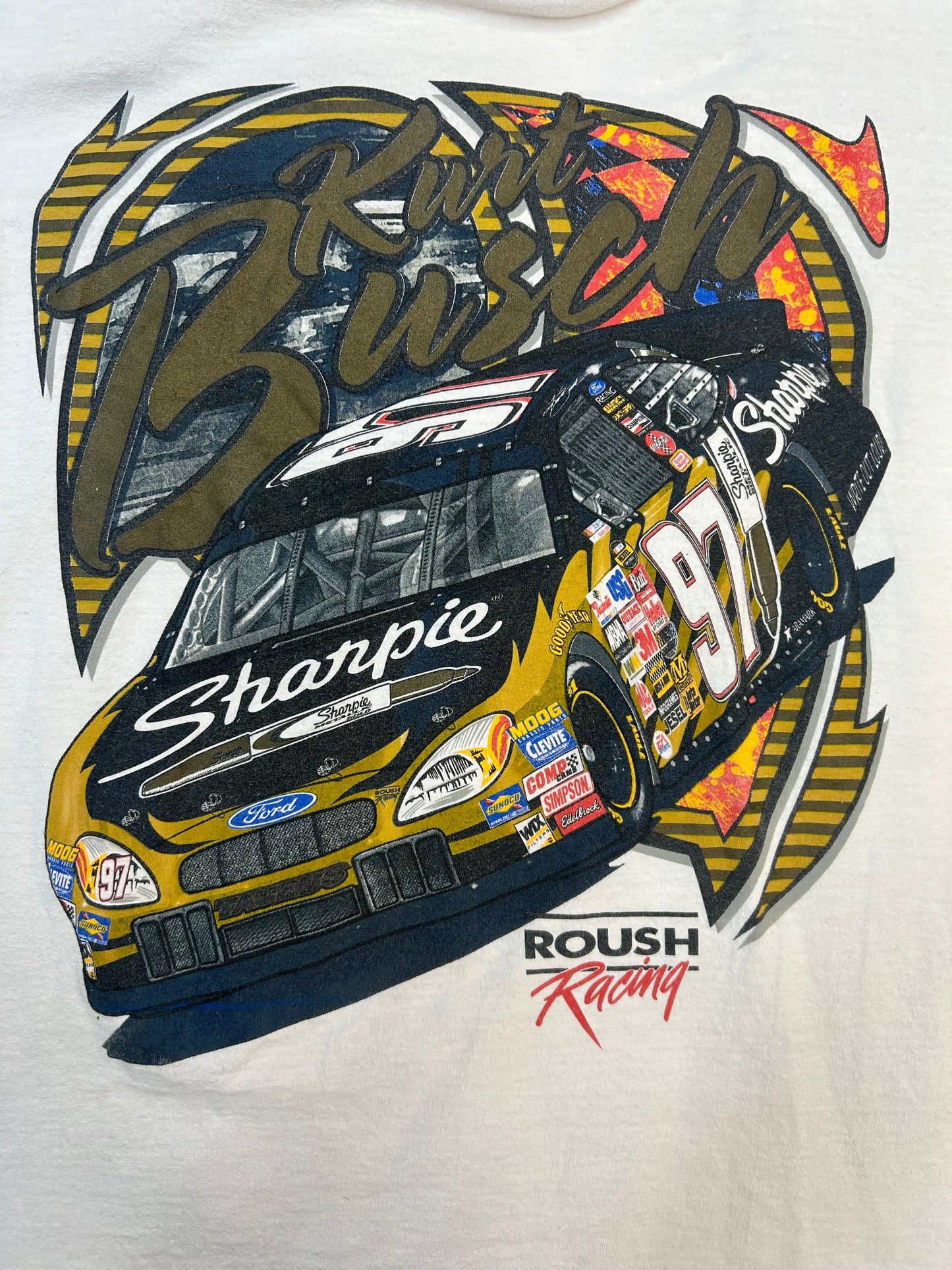 Vintage Kurt Bush #97 Sharpie NASCAR Tee