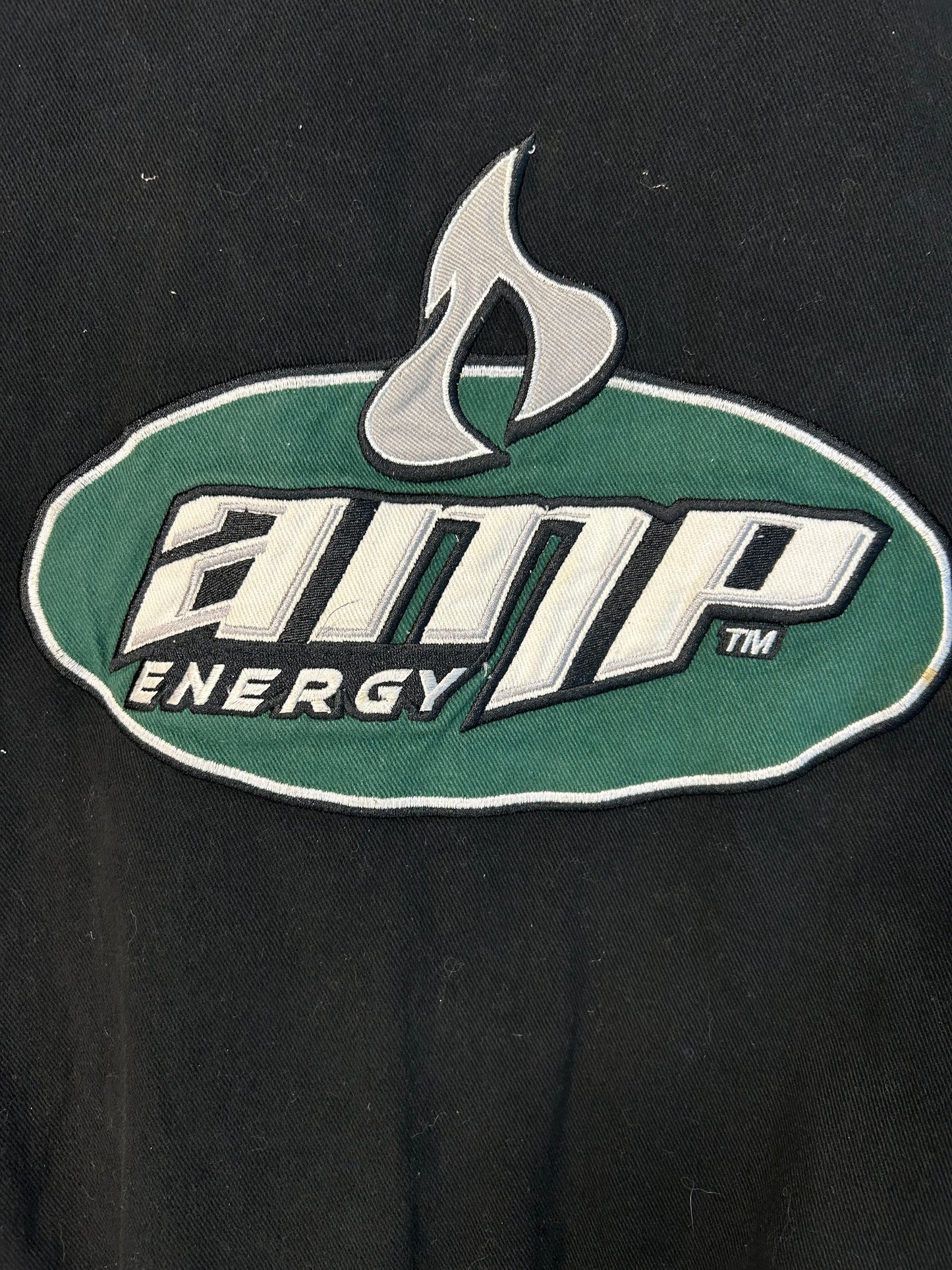 Y2K Dale Earnhardt Jr #88 Front Patch Amp Energy NASCAR Jacket