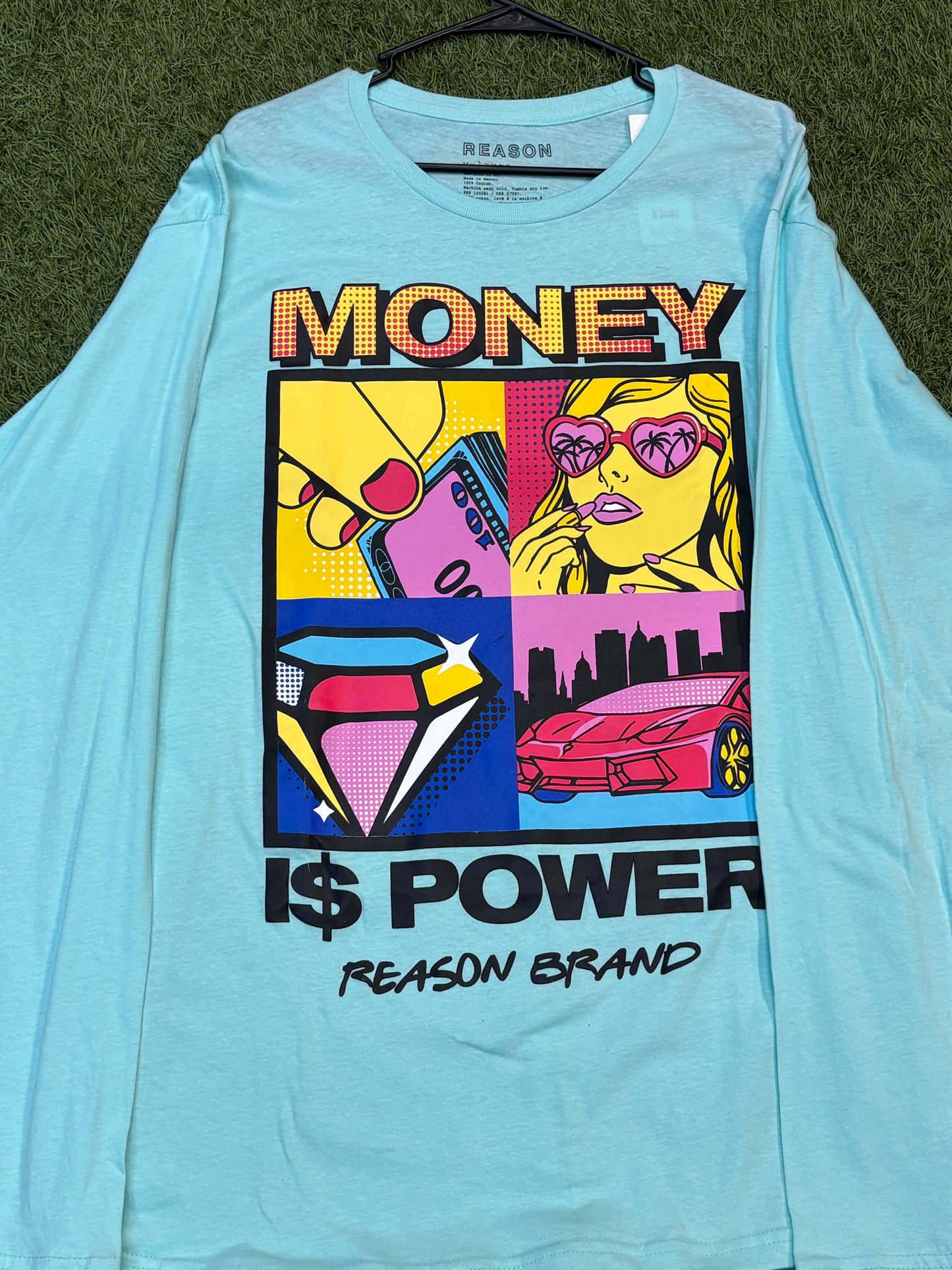 Reason Brand “Money Is Power” Graphic Tee