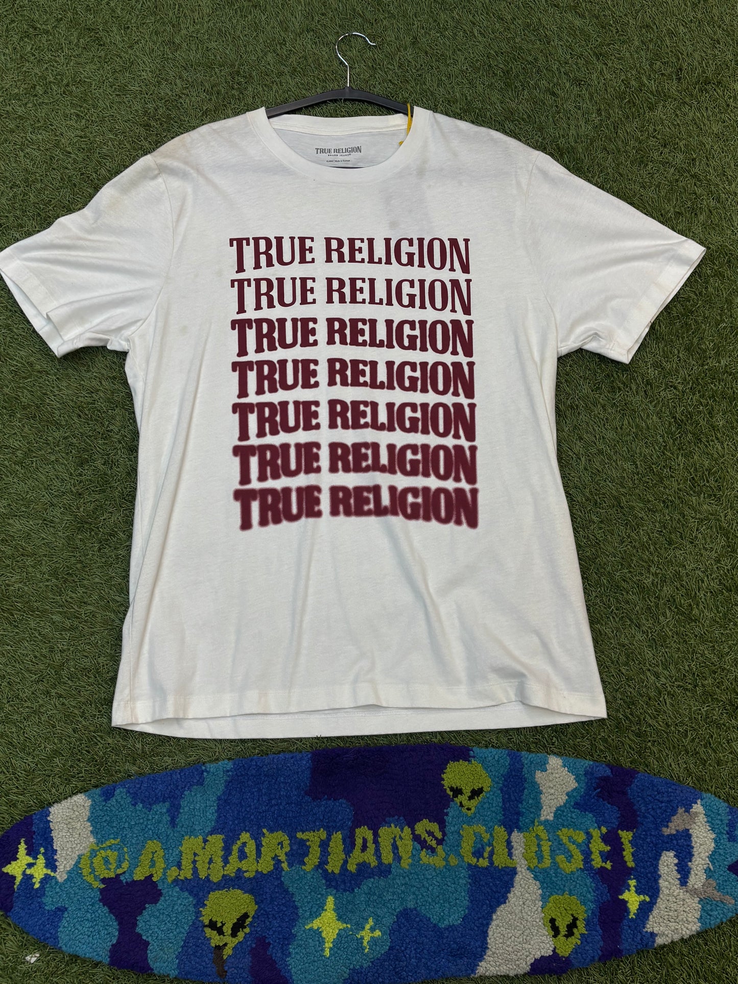 True Religion Fading Letter Tee