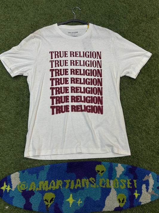 True Religion Fading Letter Tee