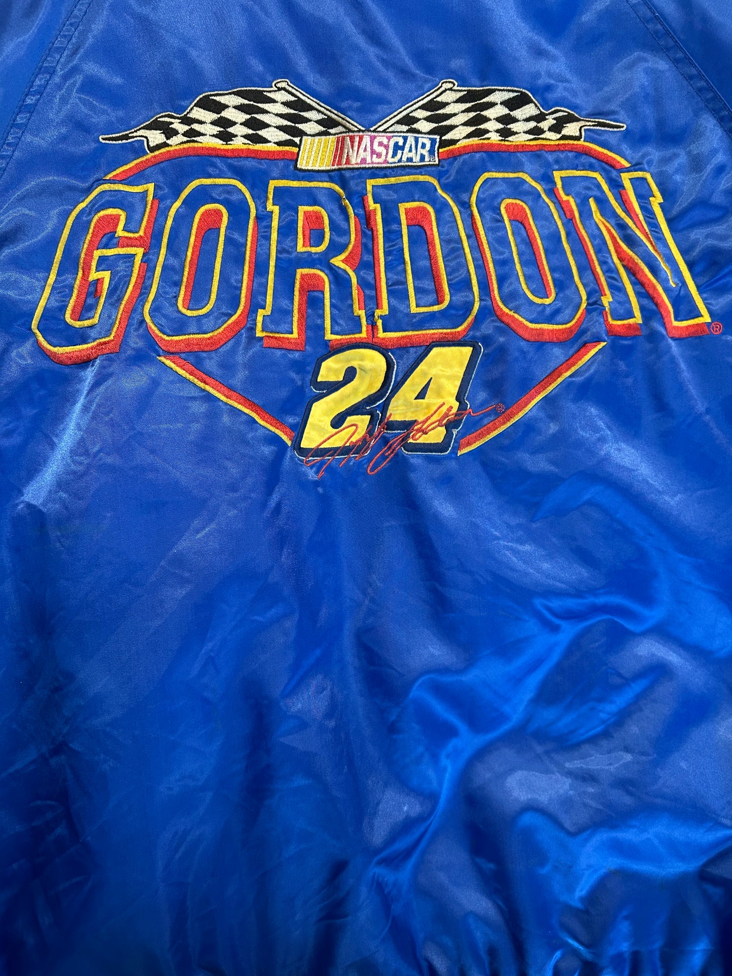 Vintage 90s Nutmeg Jeff Gordon #24 NASCAR Jacket