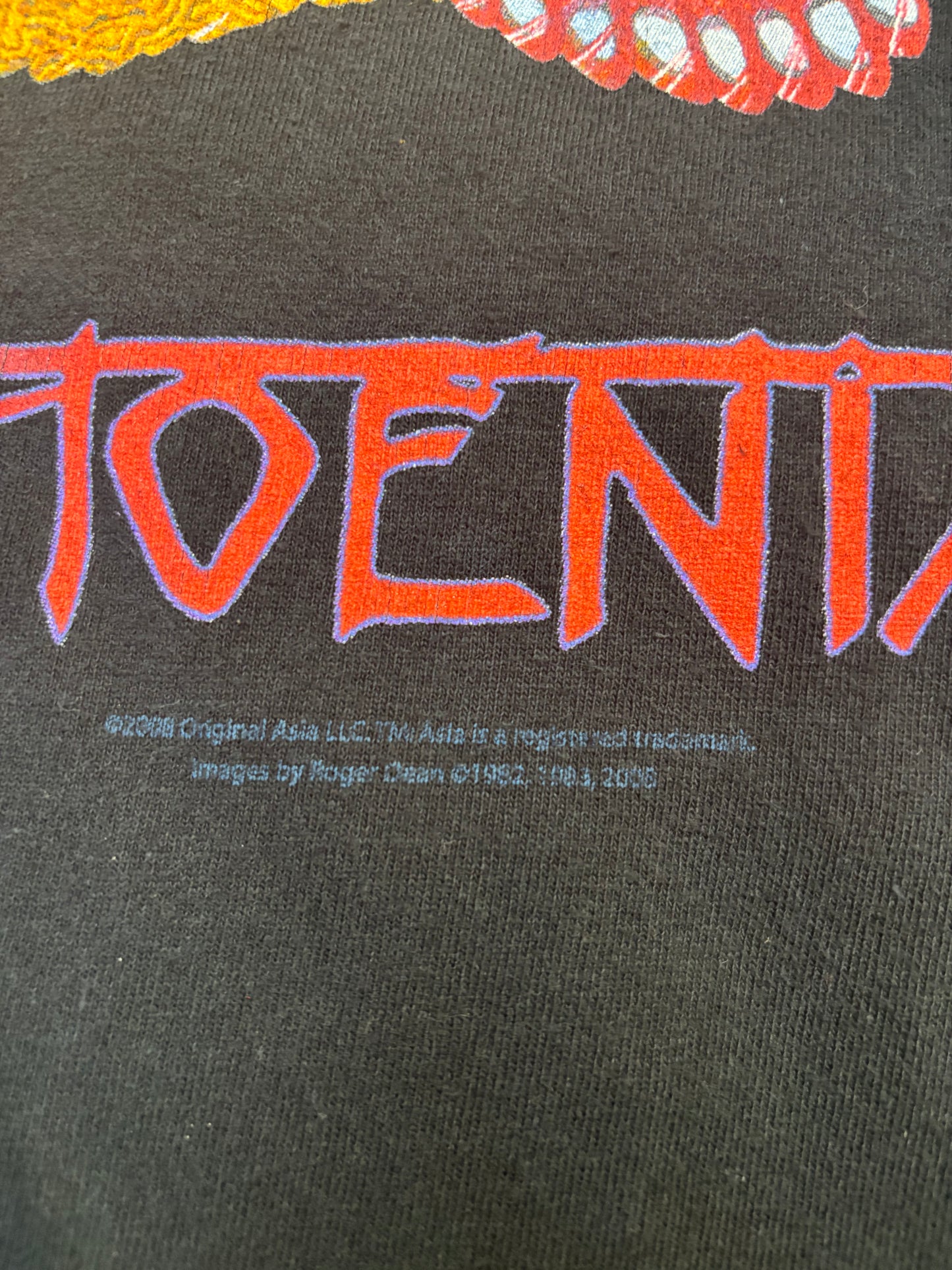 Vintage Phoenix Artwork Band Asia’s 2008 Tour Tee