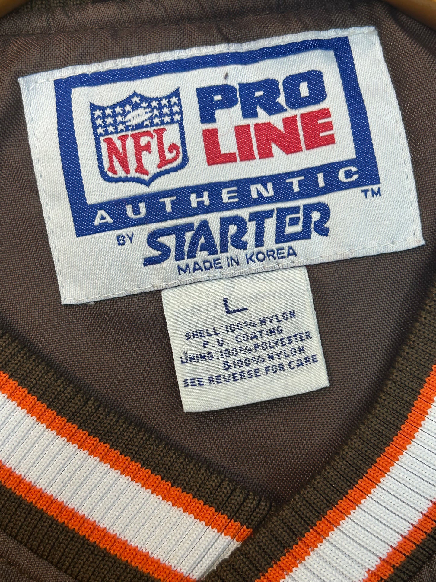 Vintage Cleveland Browns NFL Starter ProLine Nylon Pullover