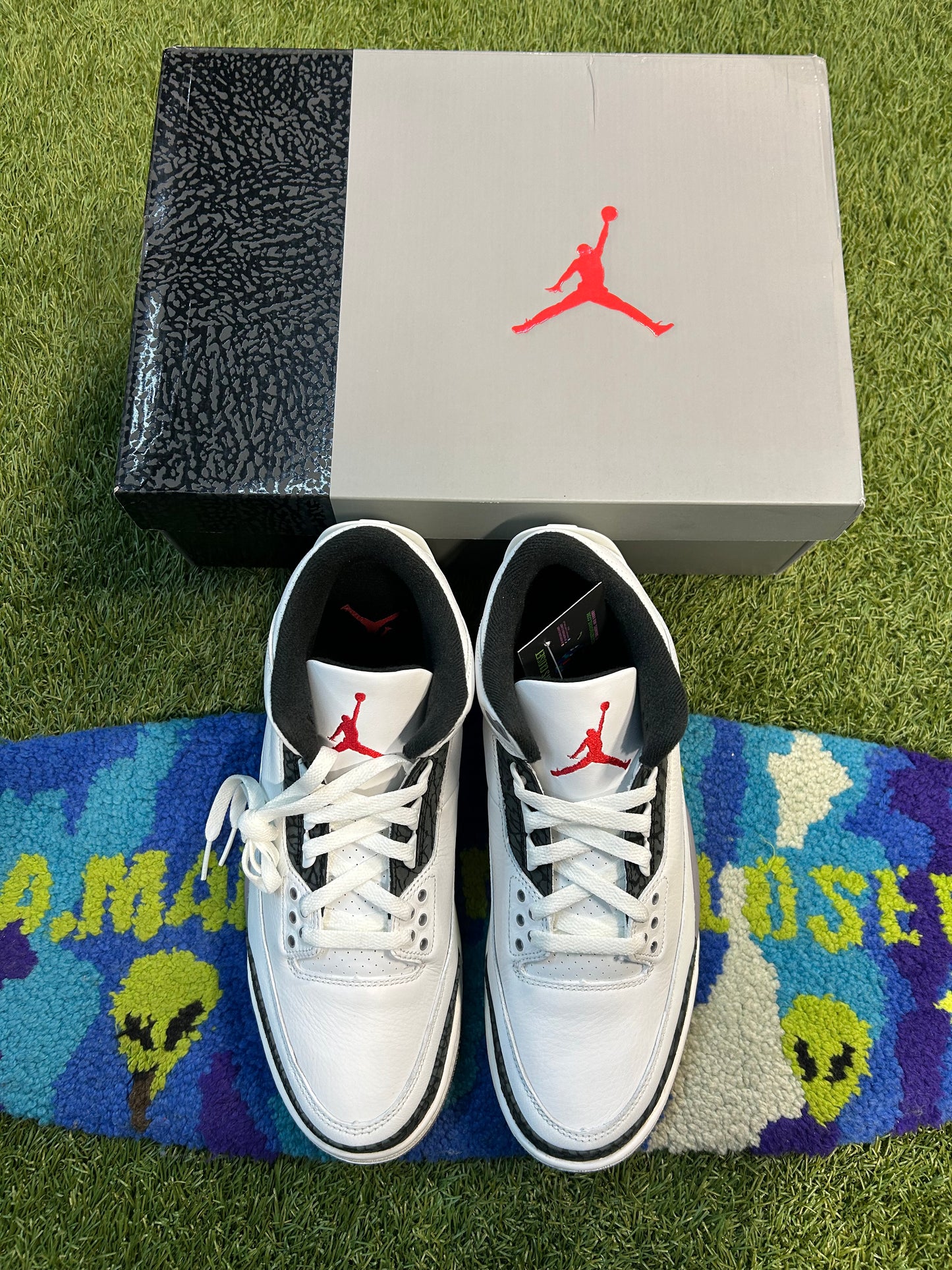 Jordan Retro 3 White Cement Reimagined