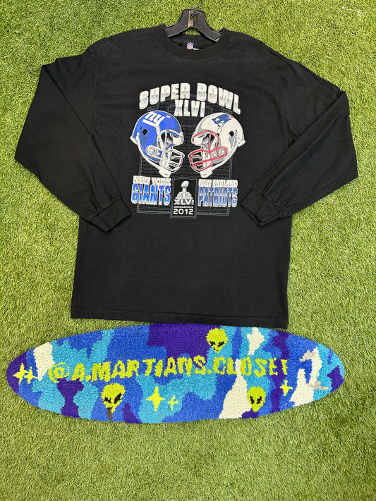 New Age NFL New York Giants vs New England Patriots 2012 Long Sleeve