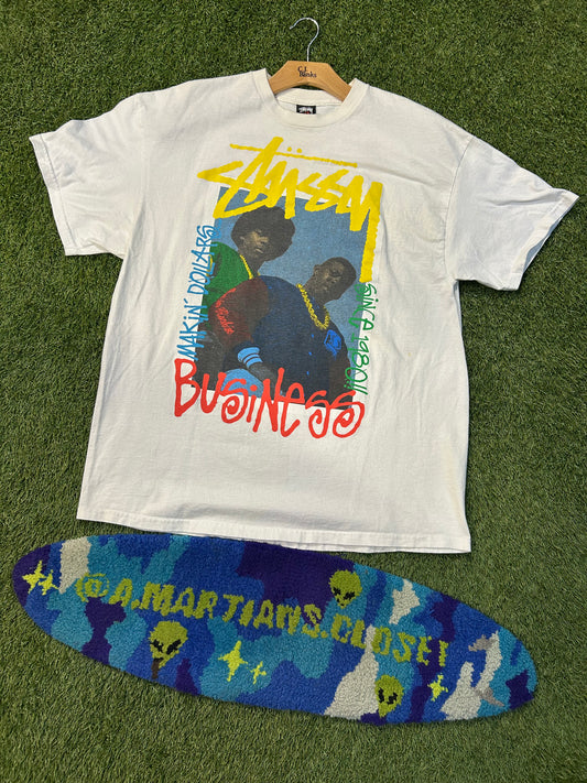 Vintage Stussy EMPD Strictly Business Rap Tee