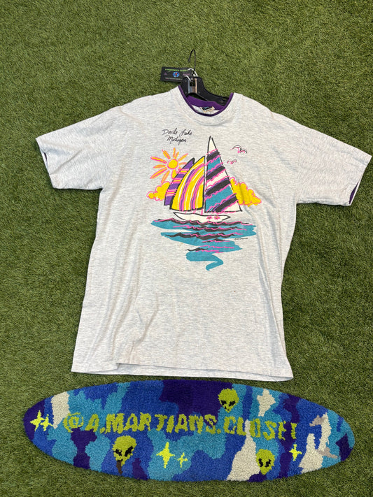 Vintage Devils Lake Michigan Travel Tee