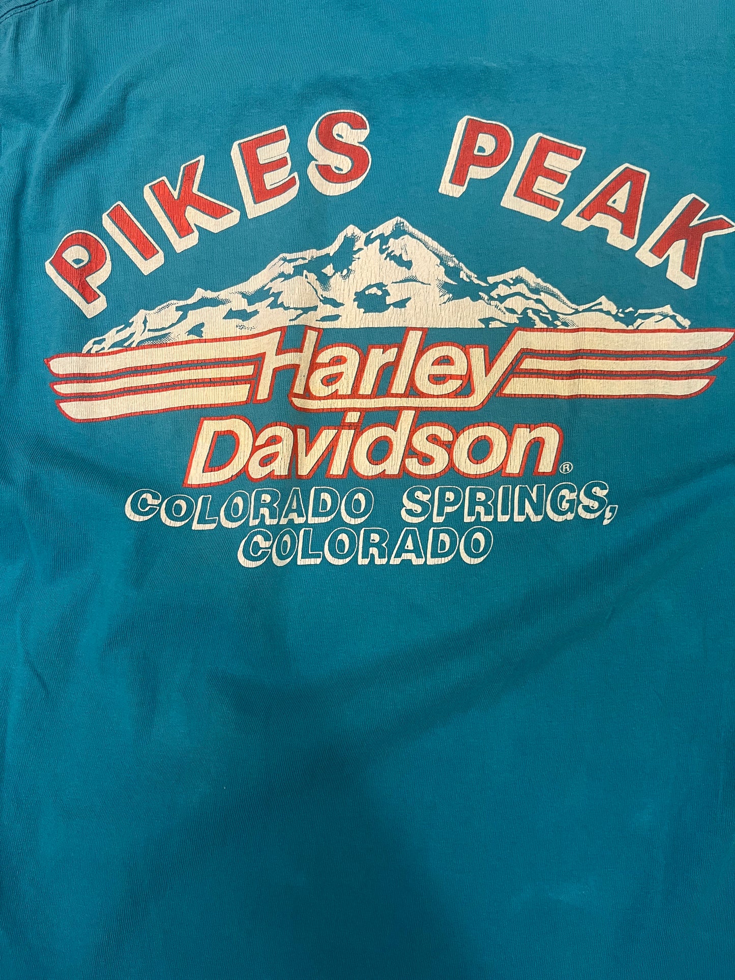 Vintage 1989 Harley Davidson Proud To Be An American Tee🇺🇸