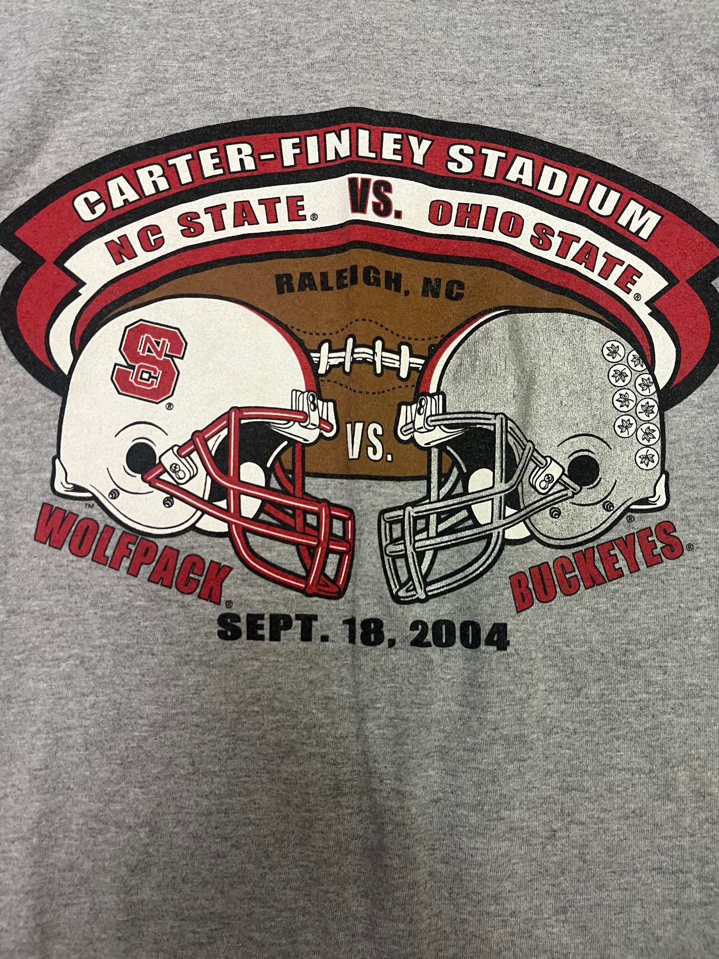 Vintage 2004 NC State vs Ohio State Tee