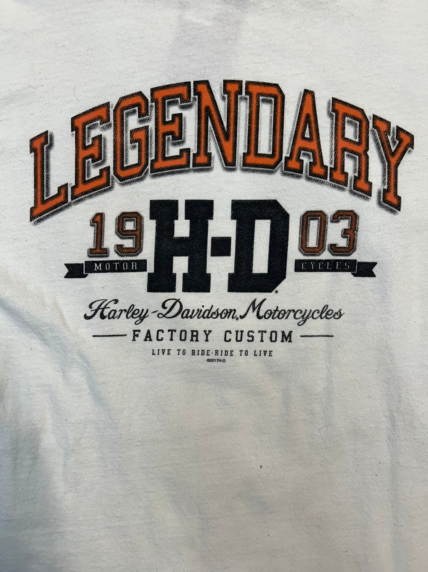 2017 Harley Davidson Long Sleeve Perrysburg OH Tee