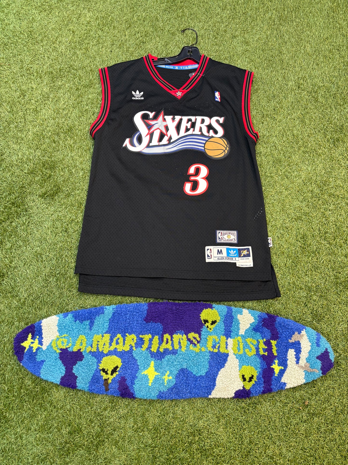 Philadelphia 76ers Black Allen Iverson Jersey