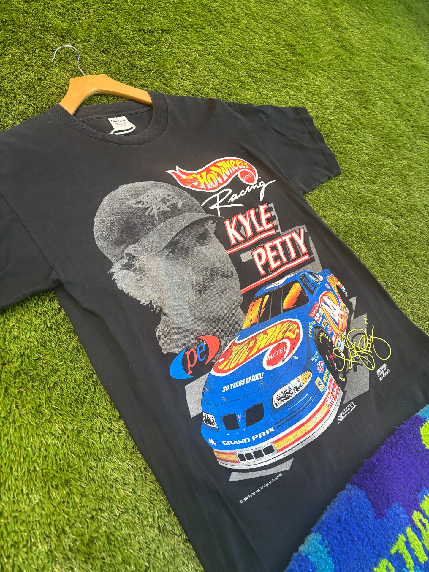 Vintage 1998 Kyle Petty Hot Wheels NASCAR Tee