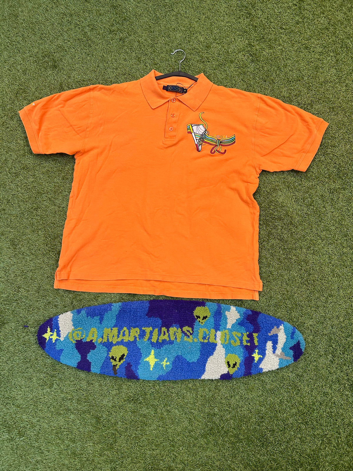 Y2K Coogi Sneaker Logo Polo
