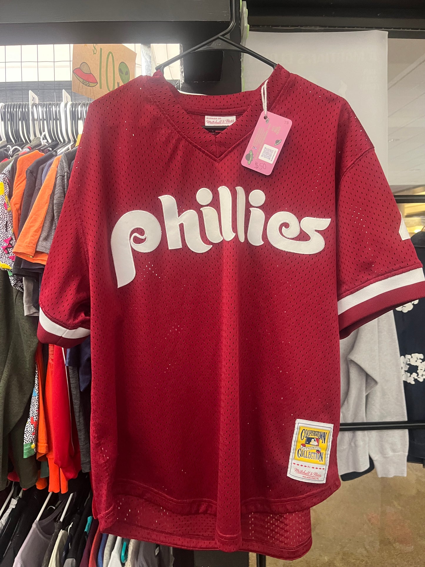 Mitchell & Ness Lenny Dykstra Phillies Jersey Size XL