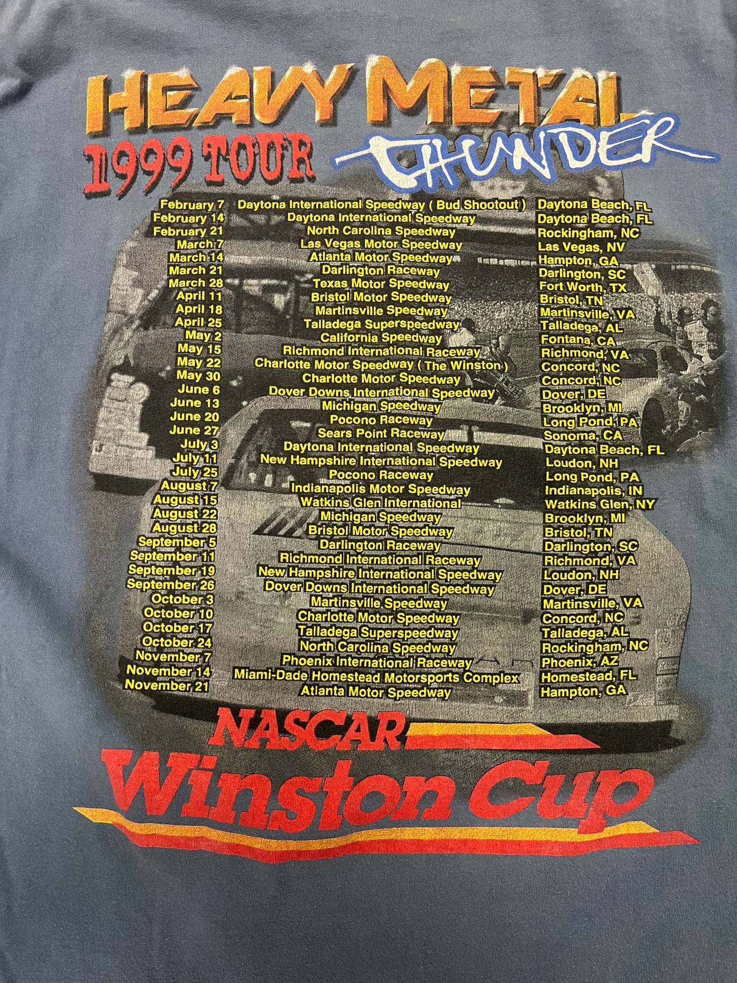 Vintage 1998 NASCAR Winston Cup Heavy Metal