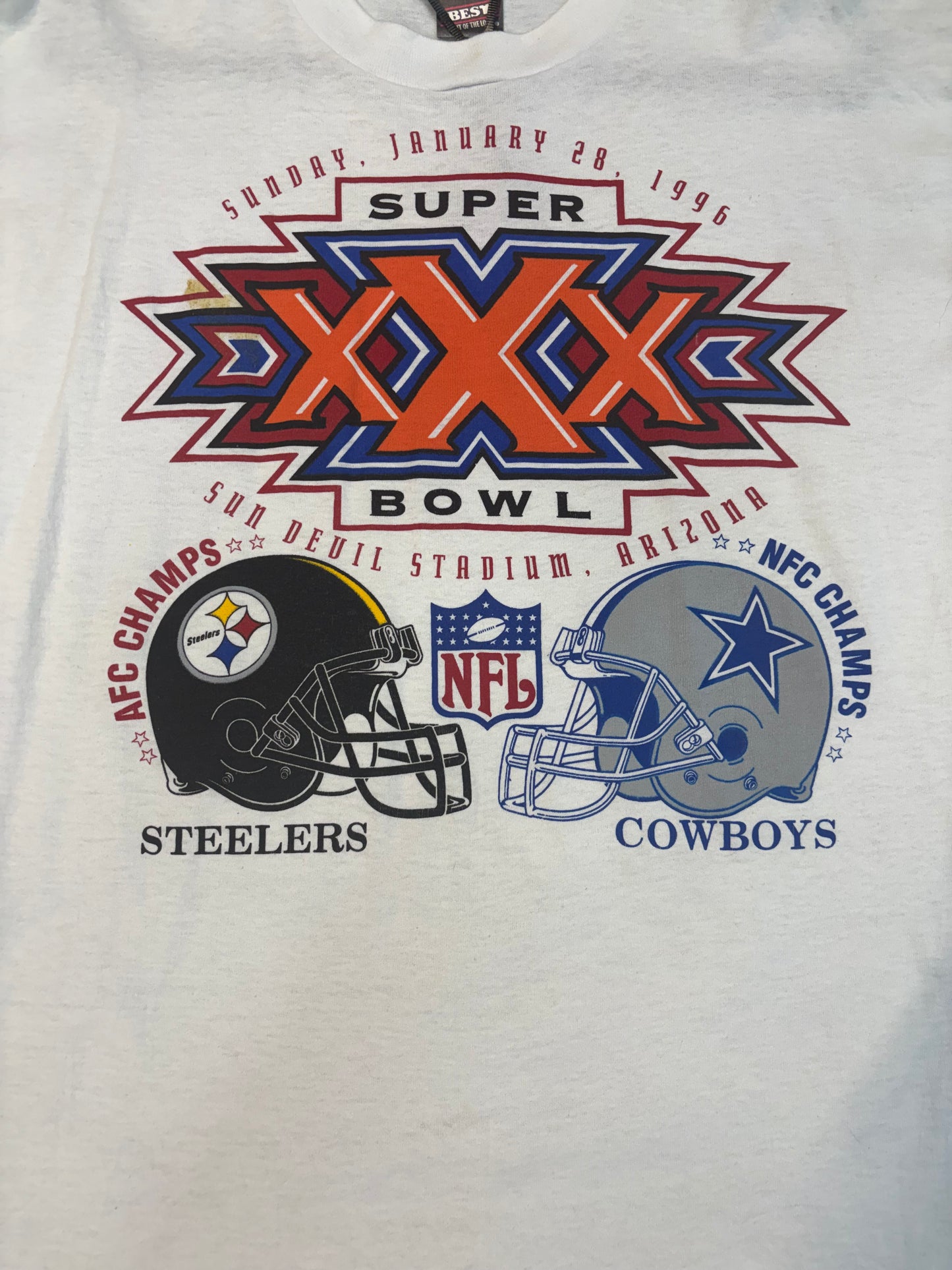 Vintage 1995 Cowboys Super Bowl XXX Champions Graphic Tee