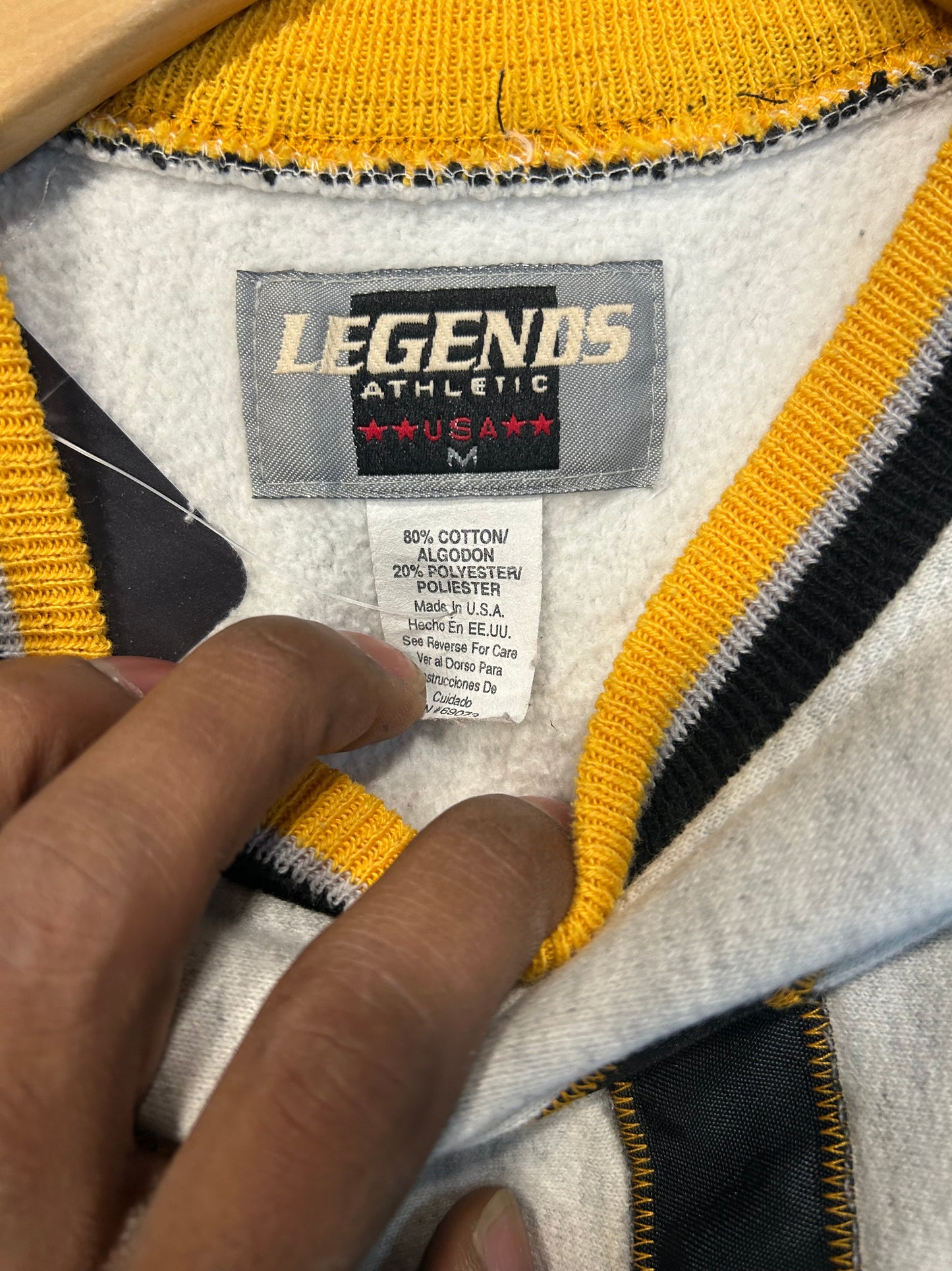 Vintage NFL Pittsburgh Steelers Big Embroidered Logo Crewneck