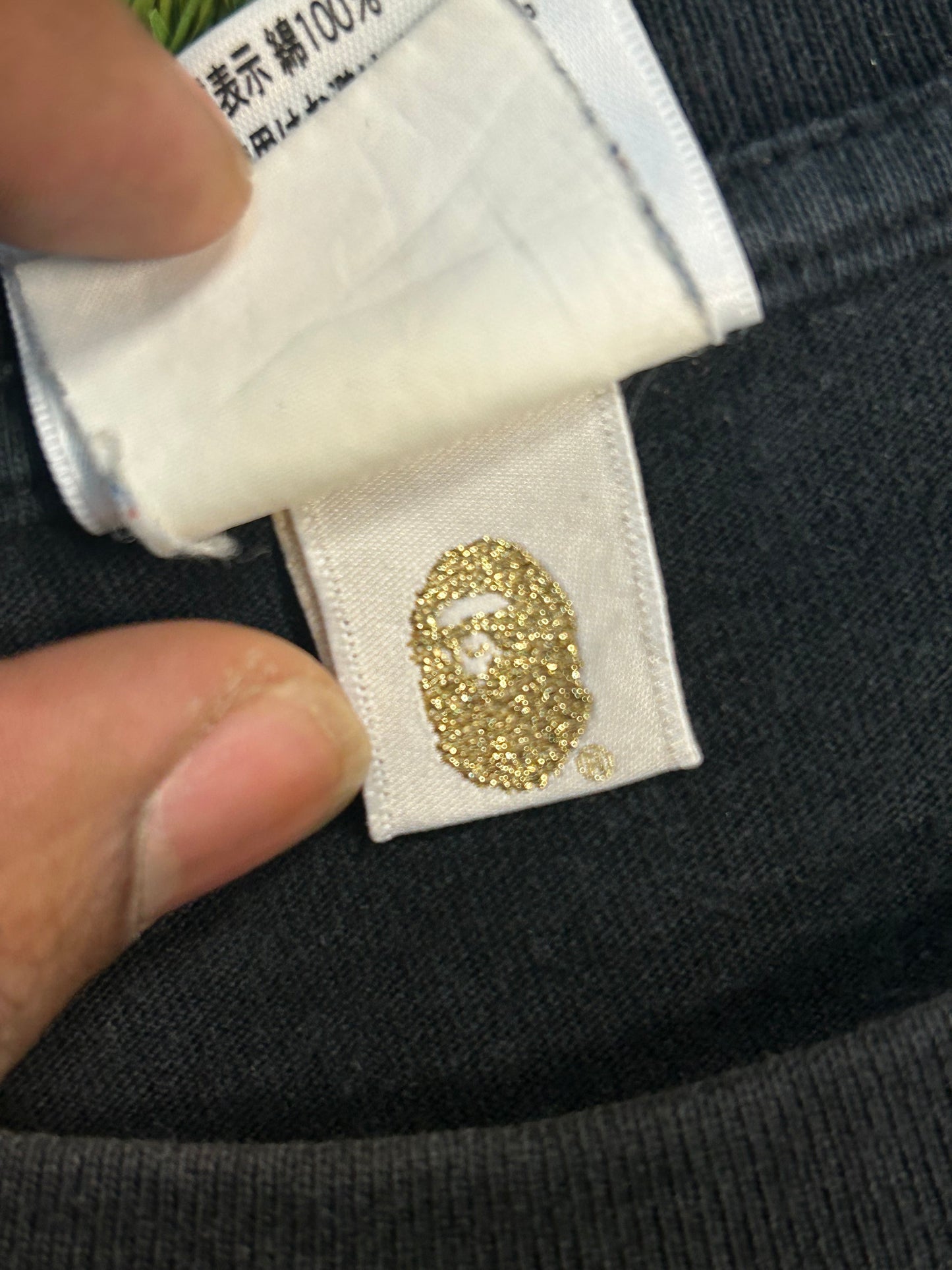 Bape Gold Ape Head Tee