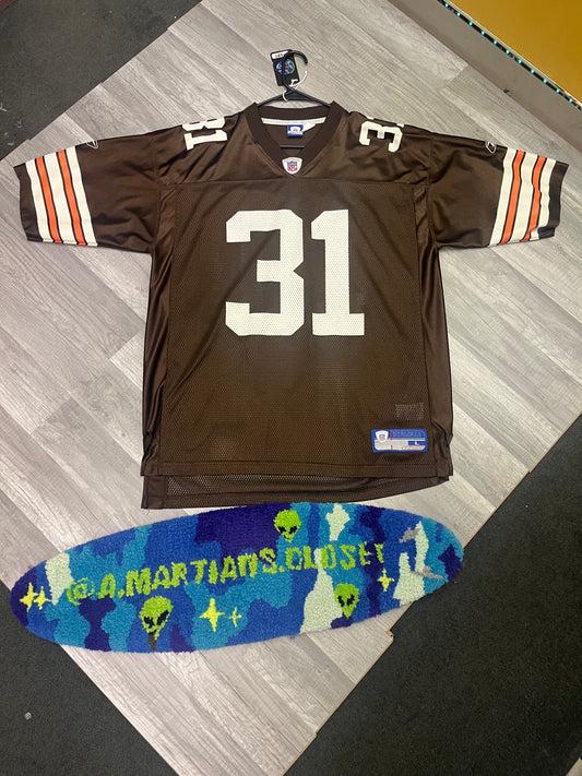 Vintage 2000s Cleveland Browns #31 Green Jersey