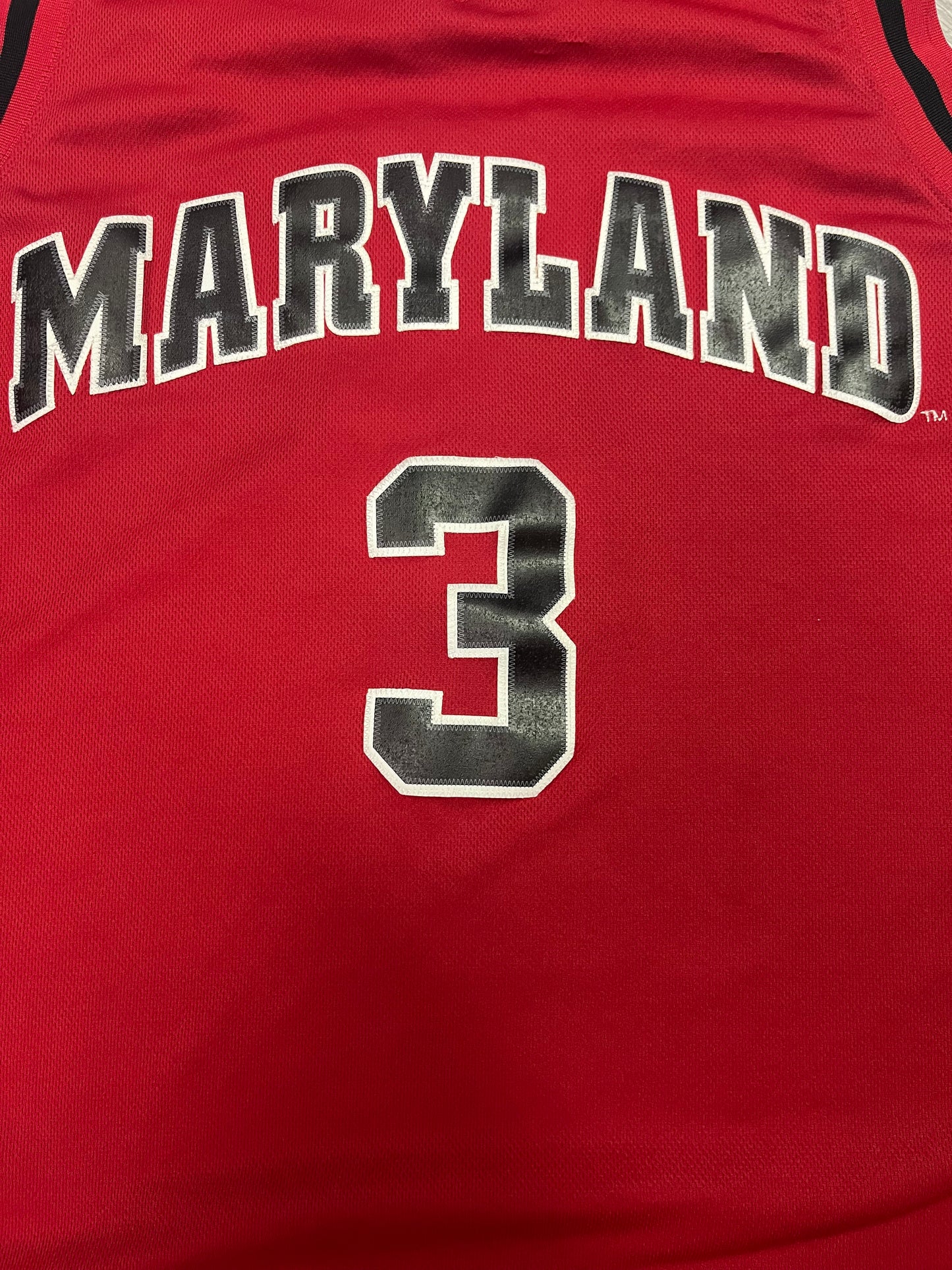 Retro Style Maryland #3 Basketball Jersey