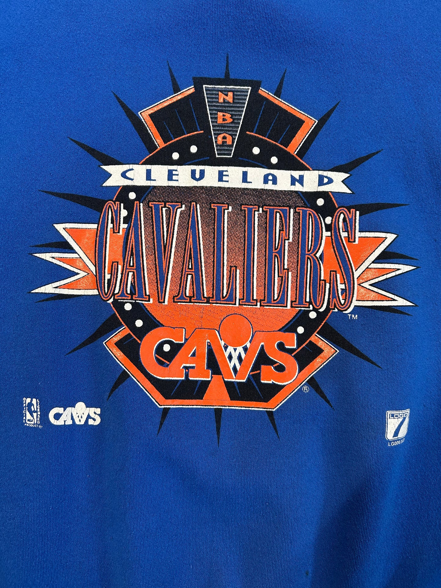 Vintage 90s Cleveland Cavilers Logo7 Tag Crewneck