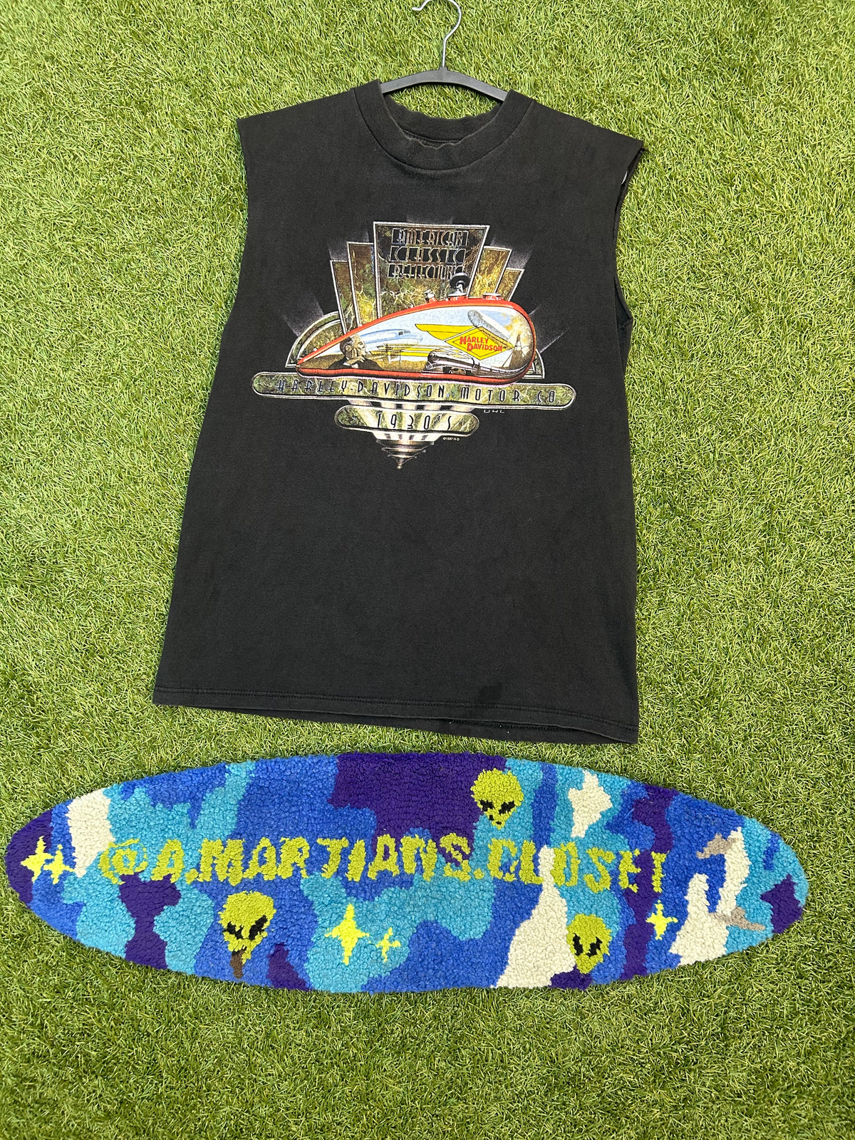 Vintage 1997 Harley Davidson American Classic Reflections CutOff Tee