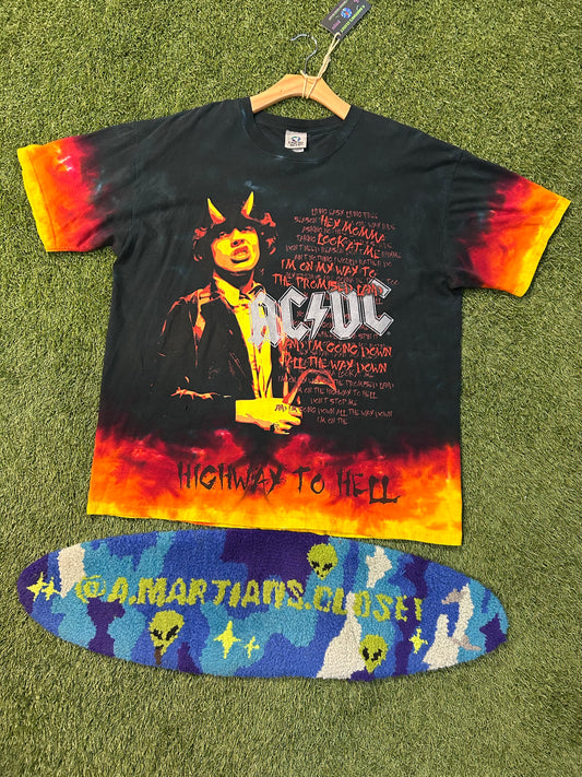 Vintage Liquid Blue AC DC Highway To Hell Band Tee