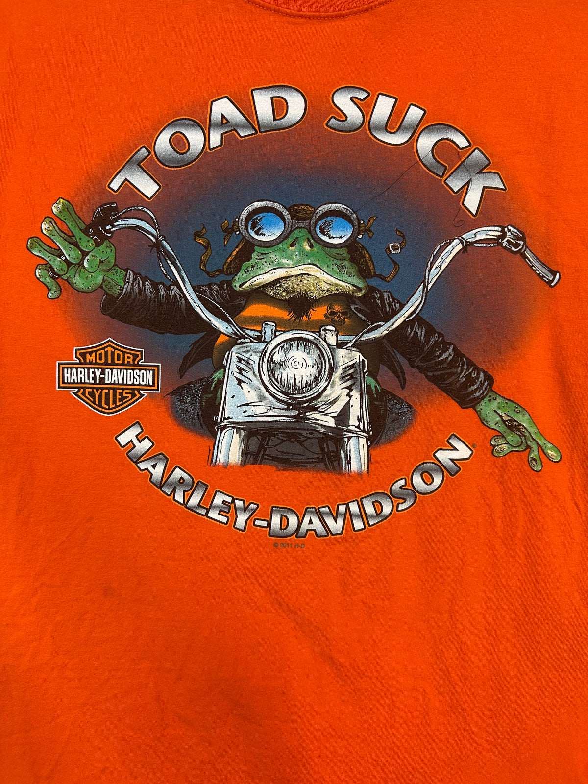 Y2K Harley Davidson Toads Suck Conway Arkansas Tee