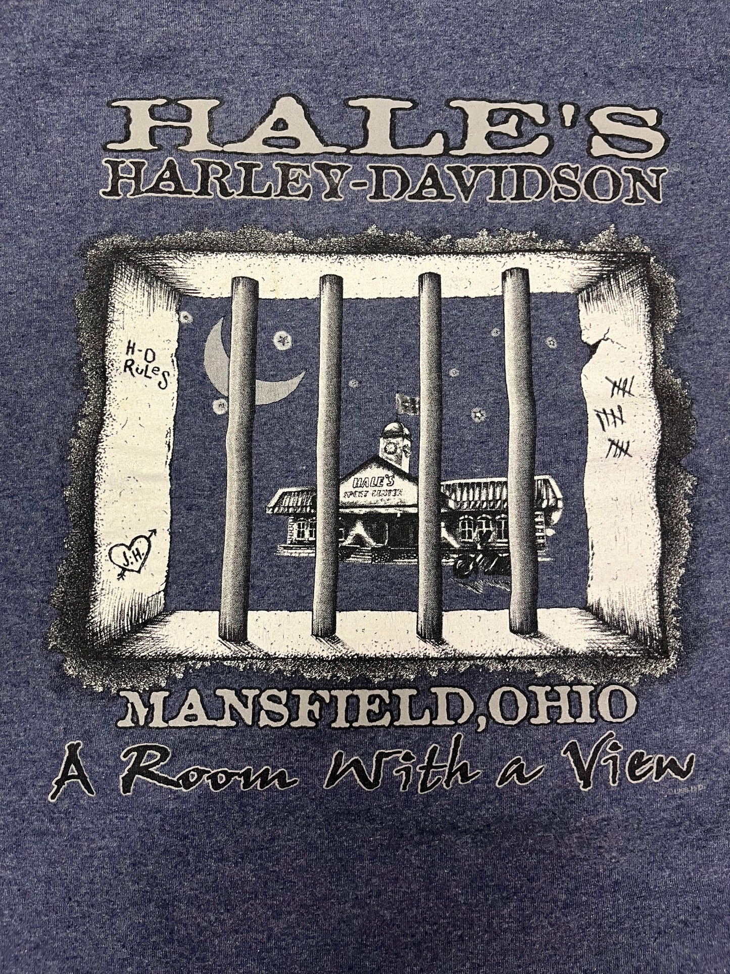 Vintage Harley Davidson Mansfield Ohio Tee