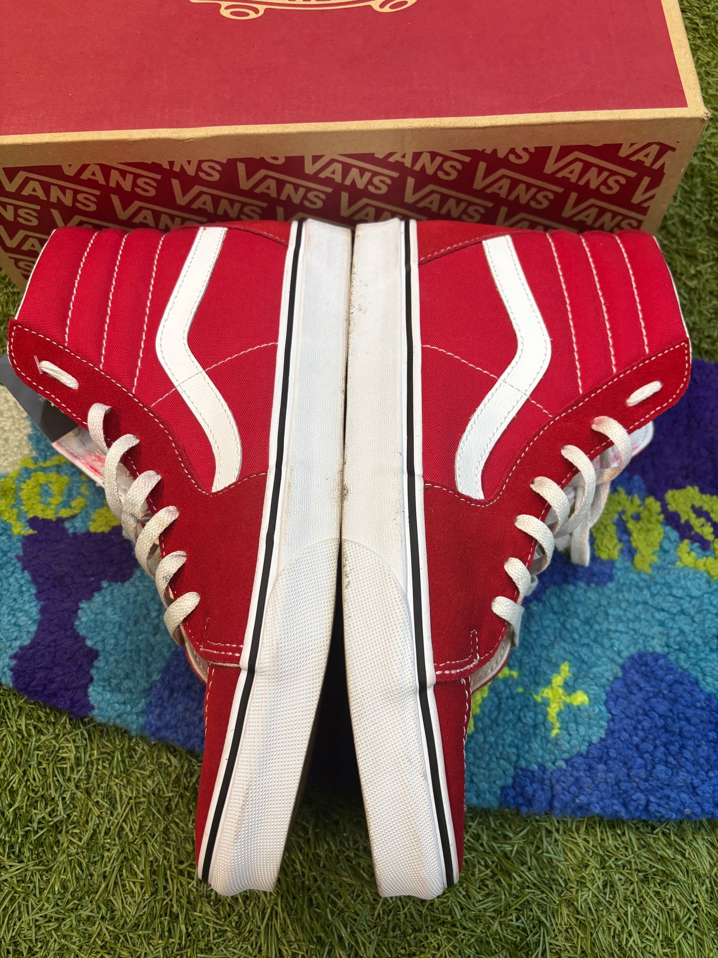High Top Red Vans
