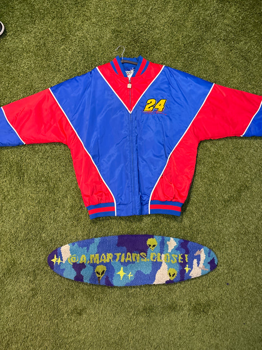 Vintage 90s Nutmeg Jeff Gordan #24 Race Jacket