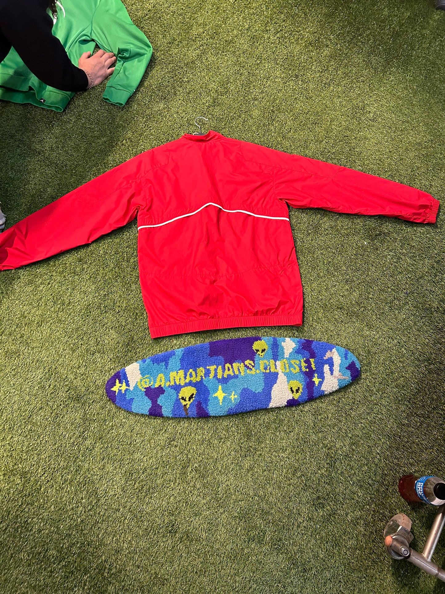 Vintage Red Nike Track Jacket