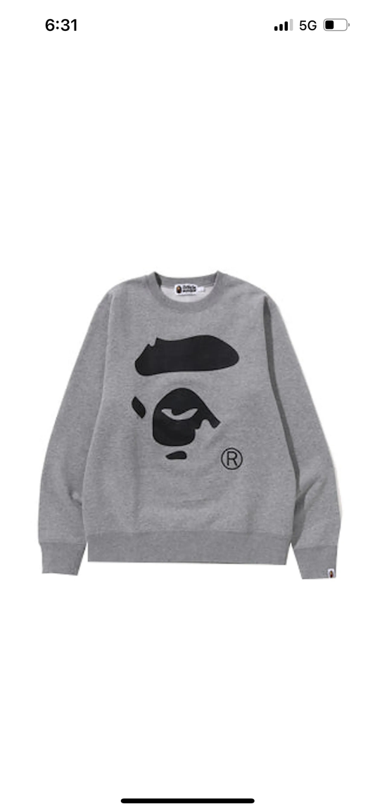 Bape Happy New Year Classic Ape Head Crewneck (SS23)