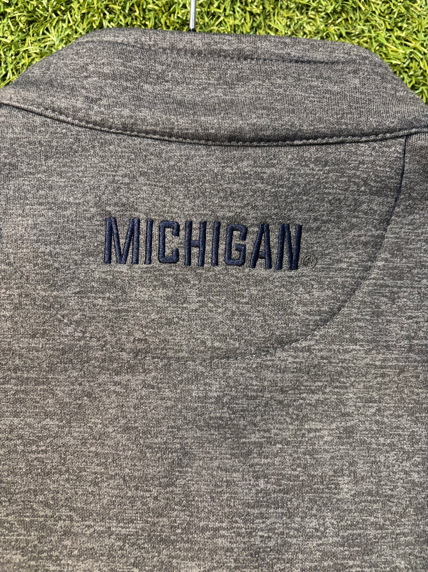Dark Grey Michigan Colosseum Jacket Size Medium