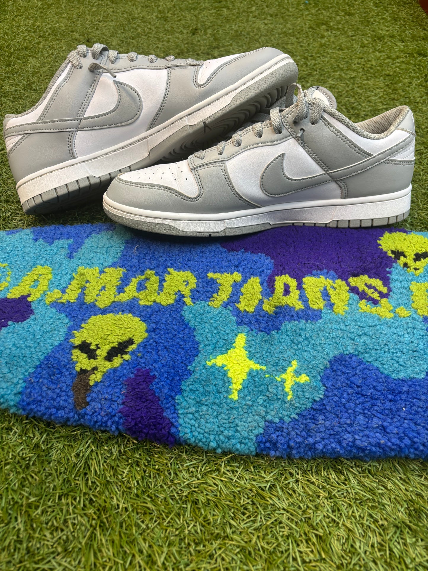 Nike Gray W/White Dunks