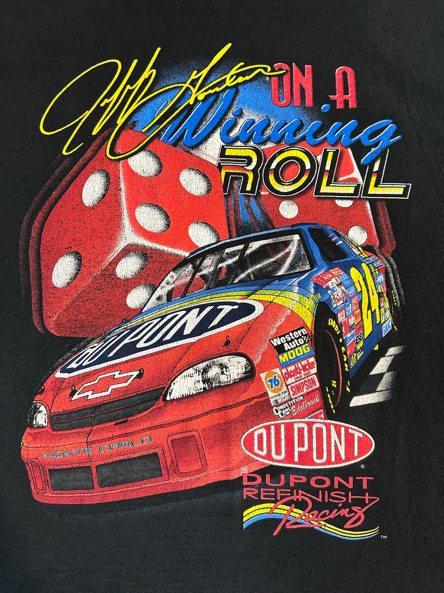 Vintage 1997 Jeff Gordon Nothing Lucky About It Tee
